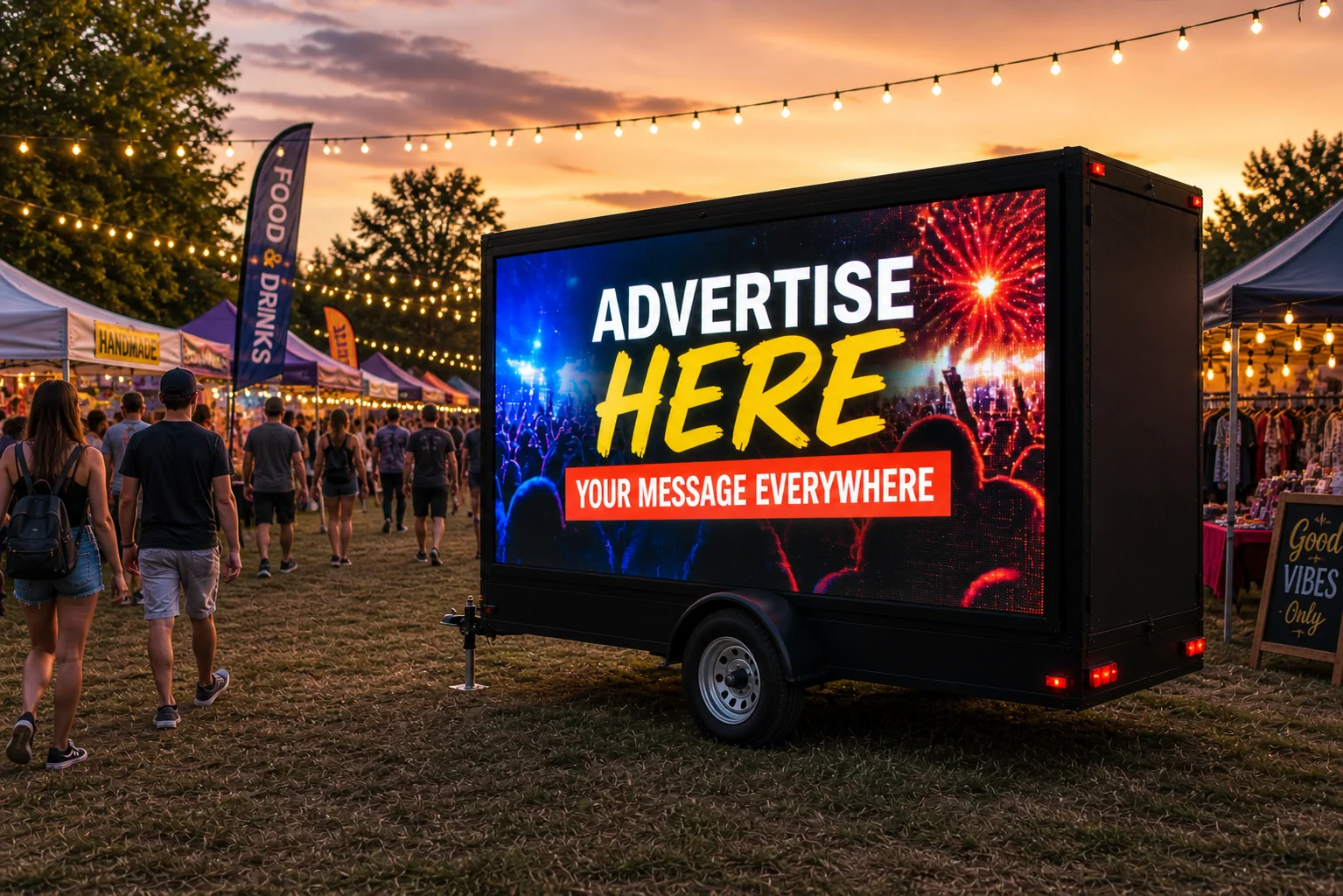 Vision Mobile Media at a festival